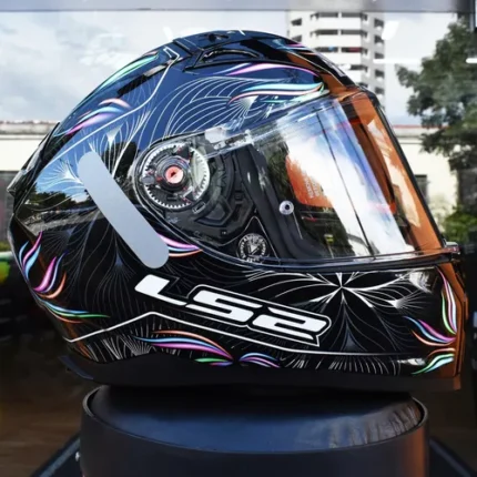 Capacete Ls2 Tropical Preto Tricomposto